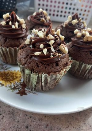 Una foto de Muffins rellenos de crema bariloche 🤯