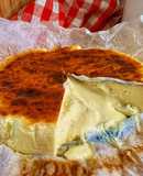 La tarta de queso tipo la Viña más rica y cremosa en AirFryer sin gluten y sin azúcar