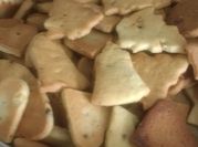 Una foto de galletas de manteca y vainilla