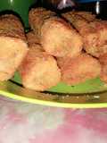 Roti tawar goreng isi coklat dan pisang maknyus