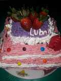 Kue ulangtahun simple (menghias tanpa spuit)