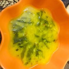 A picture of Spinach daal.