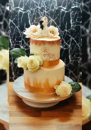 Esküvői torta Picipiros Konyhájából recept fotója