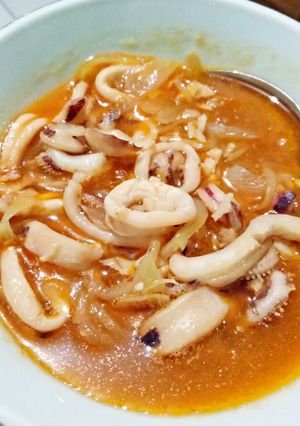 Foto resep Cumi saos padang
