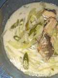 Sayur labu Siam ikan asap