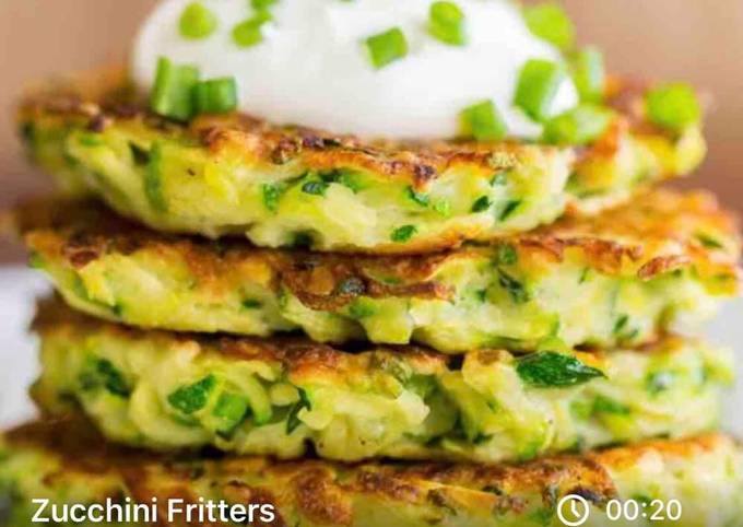 Recipe of Speedy Zucchini Fritters