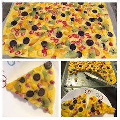 A picture of Frozen Fruity Pizza.