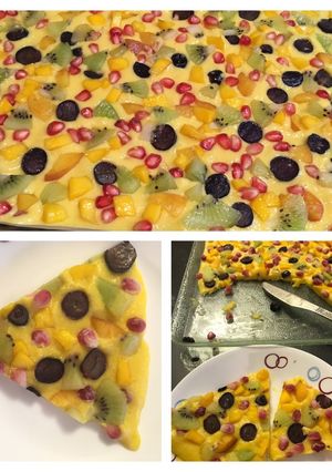 A picture of Frozen Fruity Pizza.