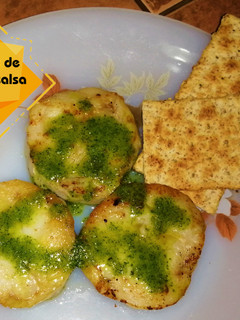 Una foto de Medallones de merluza en salsa verde. (Receta rápida y saludable)