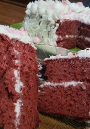 Foto resep Red Velvet Cake simple