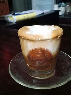 Hình của món Cafe cốt dừa.