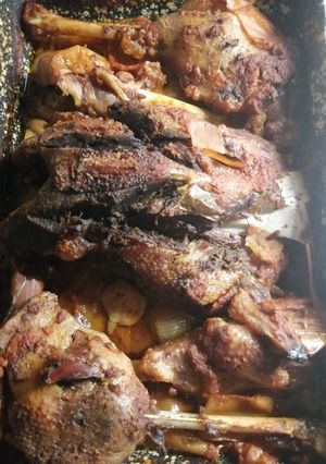 Lecsós sült liba recept fotója