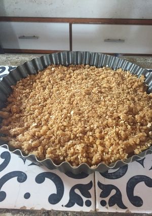 Una foto de Crumble de manzanas 🍏