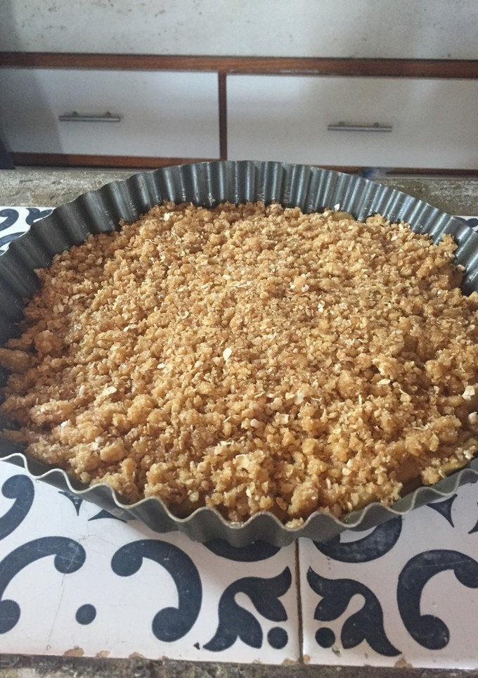 Una foto de Crumble de manzanas 🍏