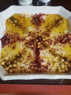 صورة لوصفة فتة حمص على الطريقة الشامية