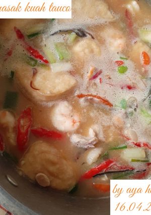Foto resep Tahu masak kuah tauco