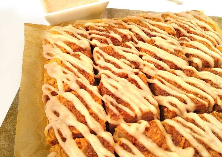 Bizcocho vegano de manzana con cobertura de natillas veganas🍎