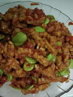 Foto resep Sambel tempe+kacang tanah+pete
