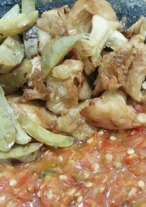 Foto resep Sambal mentah manday jengkol