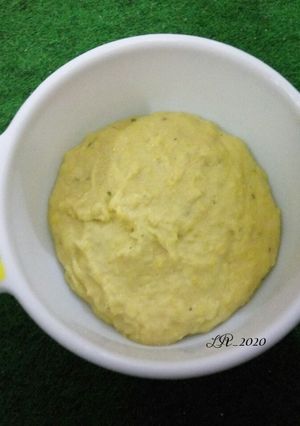 Foto resep MPASI Jagung Ayam Jamur (Menu lengkap karbo+prohe+prona+lemak)