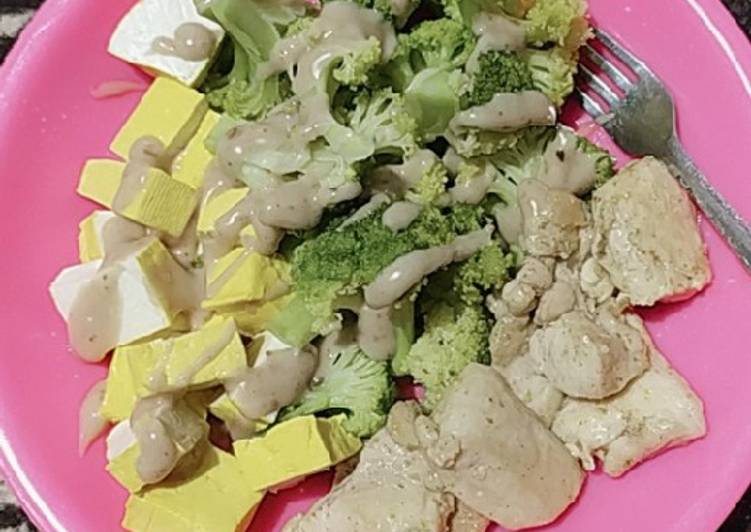 Menu Diet #7 Brokoli, Tahu dan Fillet Panggang