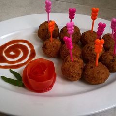 A picture of Mince balls #cookpadRamadan.