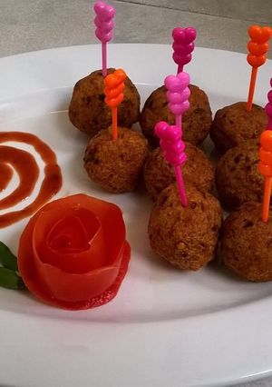 A picture of Mince balls #cookpadRamadan.