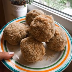 A picture of Fitness Recipes- Diet Plum Dumplings.