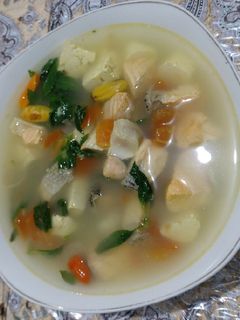 Foto resep Sup Ikan Salmon