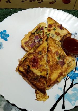 ব্রেড টোস্ট (bread toast recipe in bengali) রেসিপির প্রধান ছবি