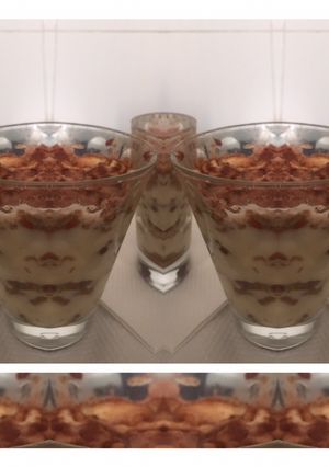 Una foto de Vasitos de tiramisú