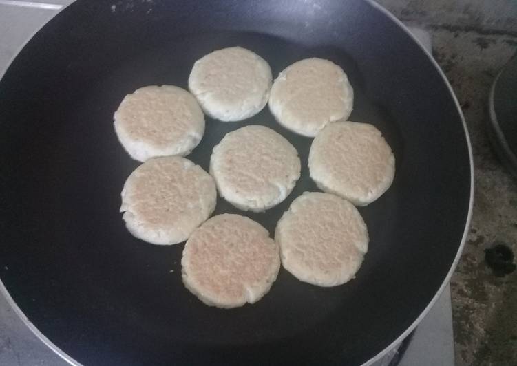 Perkedel tahu teflon tanpa minyak