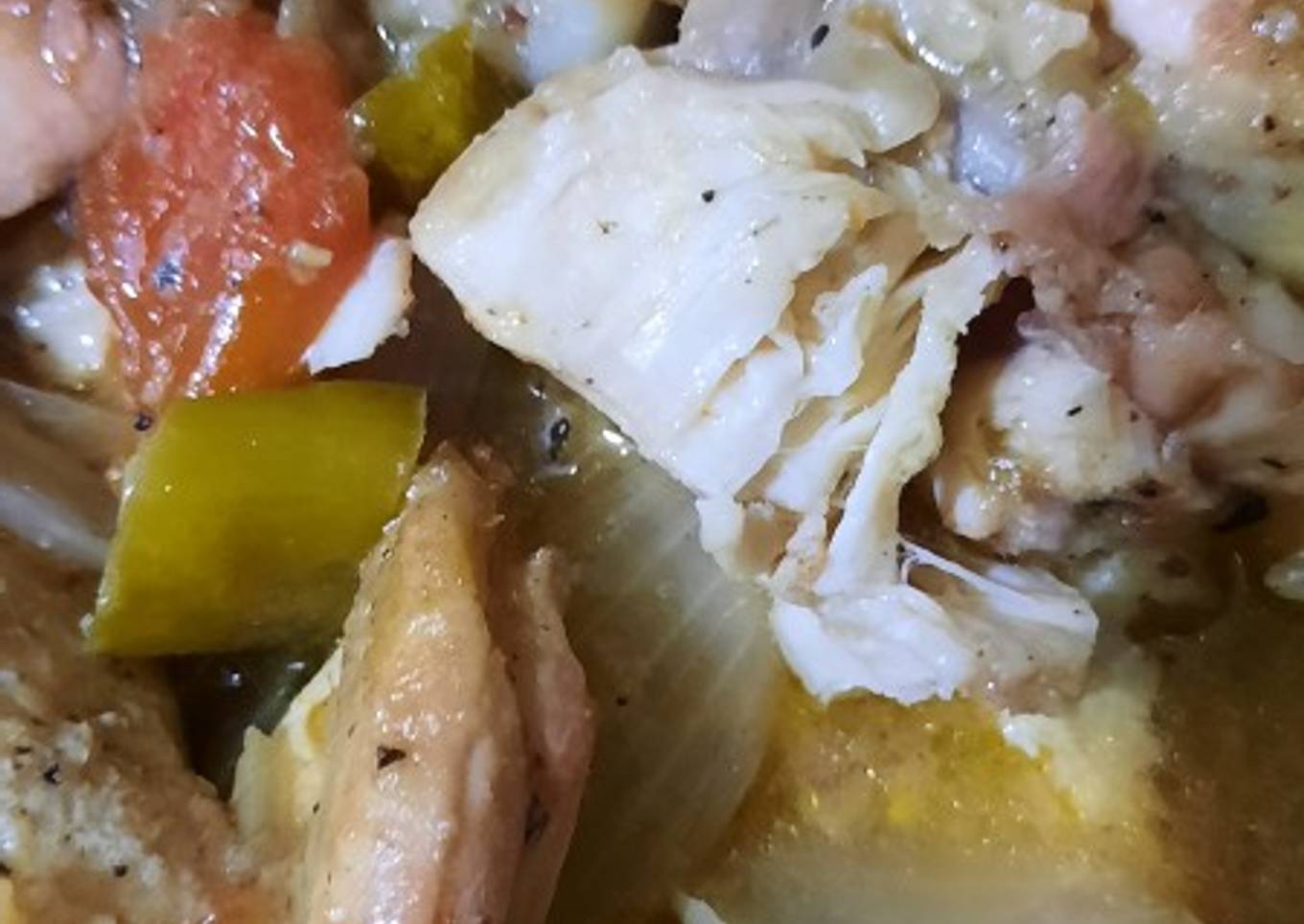 Microwave peppercorn chicken
