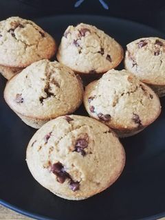 Une photo de Muffins choco banane healthy