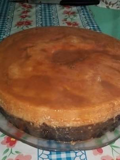 Una foto de Chocoflan