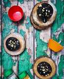 Healthy Lava Cupcakes