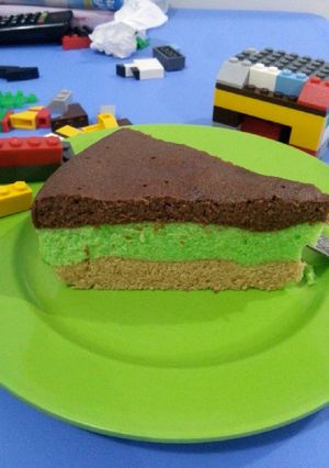Foto resep Bolu 3 warna