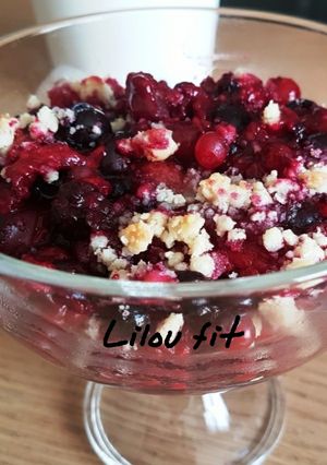 Une photo de Crumble aux fruits rouges