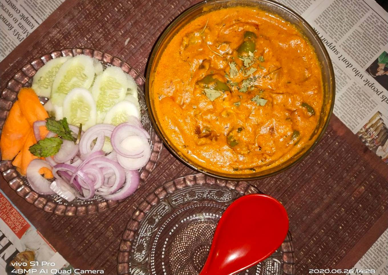 Mushroom tikka masala