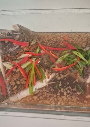 Foto resep Ikan Steam Bawang Putih