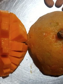 मॅंगो शिरा (mango sheera recipe in marathi) रेसिपी चे मुख्य फोटो 