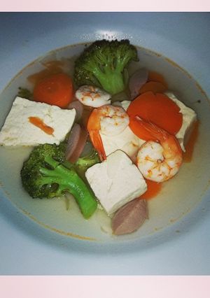 Foto resep 2. Tomyam sayur kuah udang