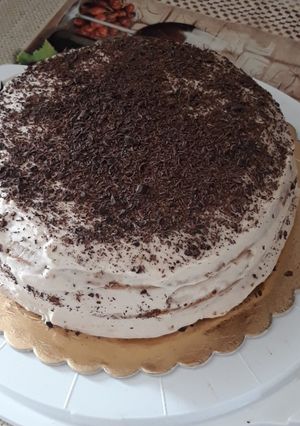 Zdjęcie przepisu Tort cappuccino 🎂.