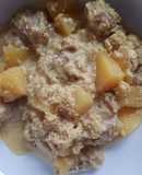 Plátano con Papa al Coco