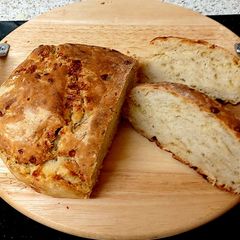 A picture of A Rustic Crusty Garlic Cheesy Loaf 😃.