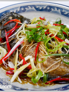 微波爐料理-清蒸石斑魚(烹調真的只要5分鐘) 的食譜成品照片