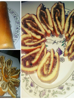 عکسی از دستور کیک رول سیبی