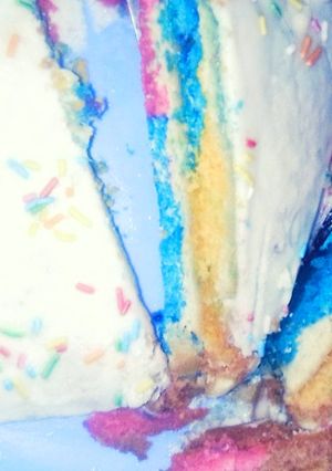 A picture of Vanilla cake#Endofyearchallenge.