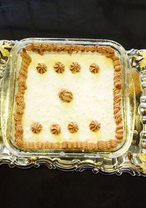 A picture of Coconut souffle.