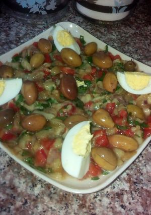 صورة لوصفة سلطة البادنجان